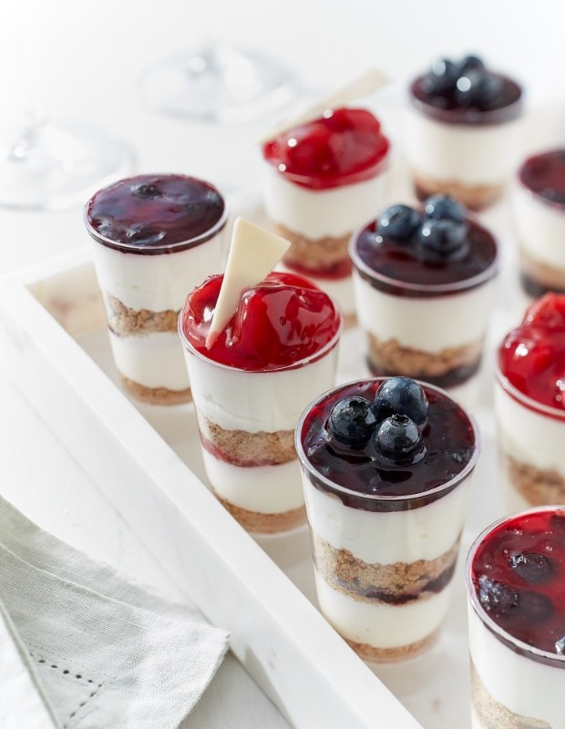 Fruity Cheesecake Verrines - Puratos