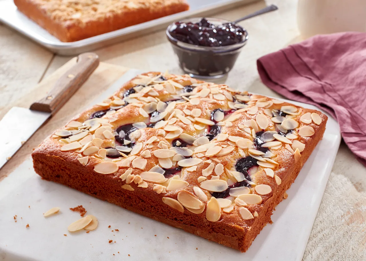 Wild Blueberry &amp; Lime Cake Bar - Puratos