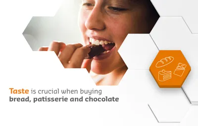 Taste is crucial when buying bread, patisserie and chocolate  