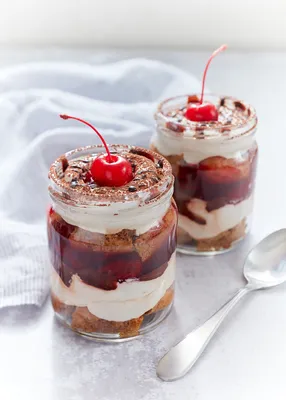 Black Forest Tiramisu Jar